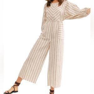 Free People NWOT Kenny Stripe Jumpsuit XS